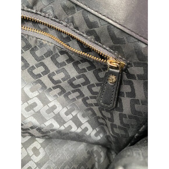 DIANE VON FURSTENBERG Courier Rail Black Quilted Leather Large Tote Purse Bag - Picture 5 of 16